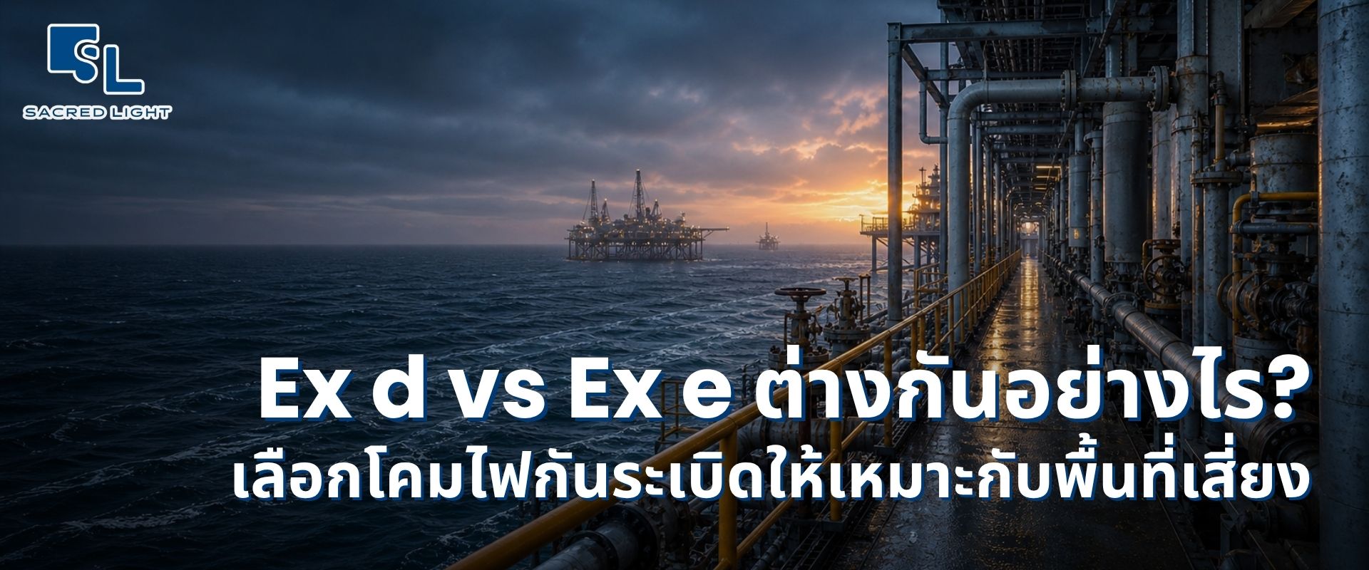 Ex d และ Ex e ต่างกันอย่างไร? อ่านเครื่องหมายก่อนเลือกโคมไฟกันระเบิด