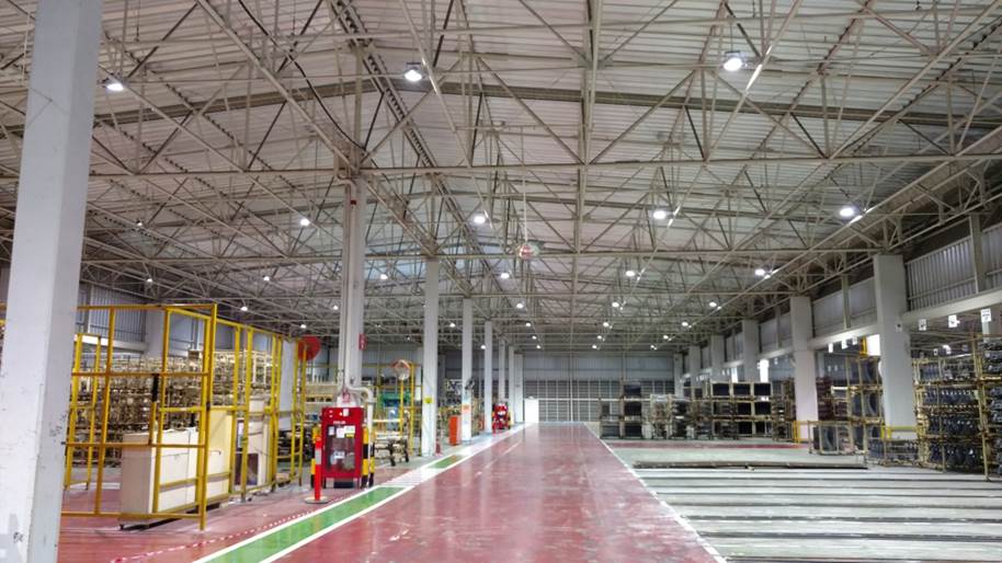 ผลงานการติดตั้งโคมไฮเบย์ LED (LED HIGH BAY) @บริษัทผลิตชิ้นส่วนผลิตภัณฑ์เกี่ยวกับอุตสาหกรรมยานยนต์