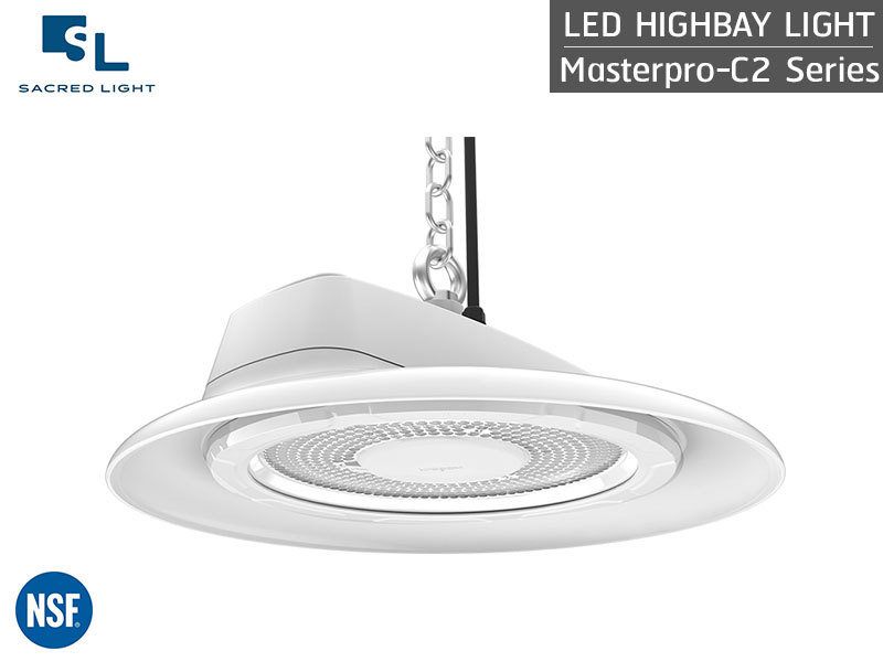 โคมไฟไฮเบย์ LED สำหรับอุตสาหกรรมแปรรูปอาหาร รุ่น MASTERPRO-C2 Series โคมไฟไฮเบย์ LED สำหรับอุตสาหกรรมแปรรูปอาหาร รุ่น MASTERPRO-C2 Series