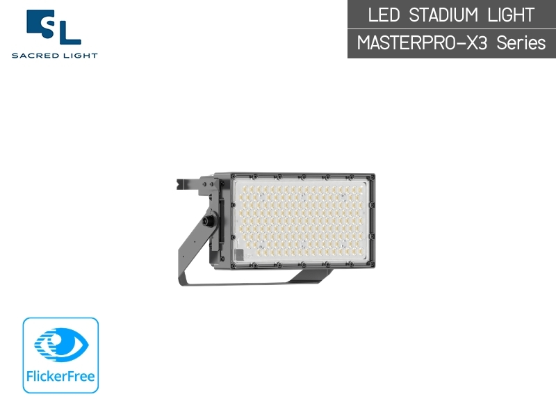ไฟสปอร์ตไลท์สนามฟุตบอล LED 350–1300W | MASTERPRO‑X3 | Sacred Light