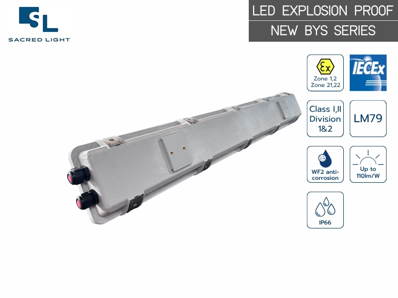 โคมไฟกันระเบิด LED รุ่น NEW BYS Series (LED Explosion Proof)