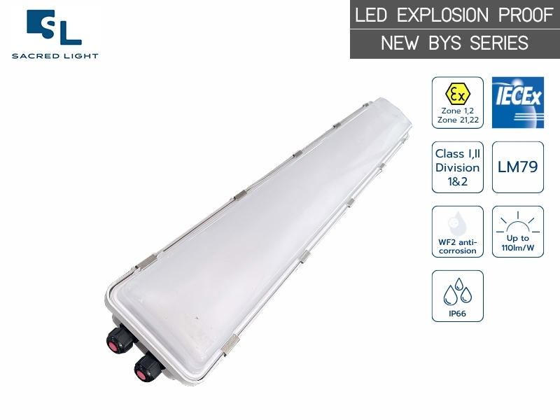 โคมไฟกันระเบิด LED รุ่น NEW BYS Series (LED Explosion Proof)