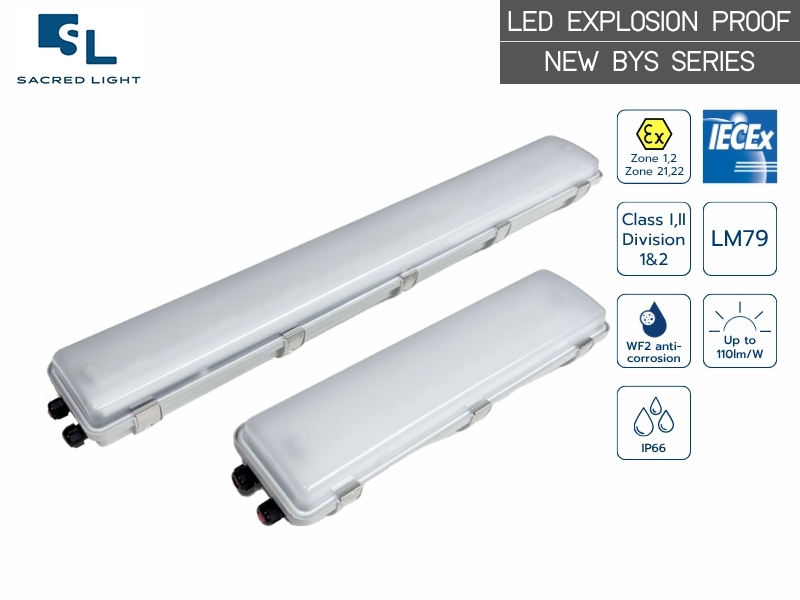 โคมไฟกันระเบิด LED รุ่น NEW BYS Series (LED Explosion Proof)