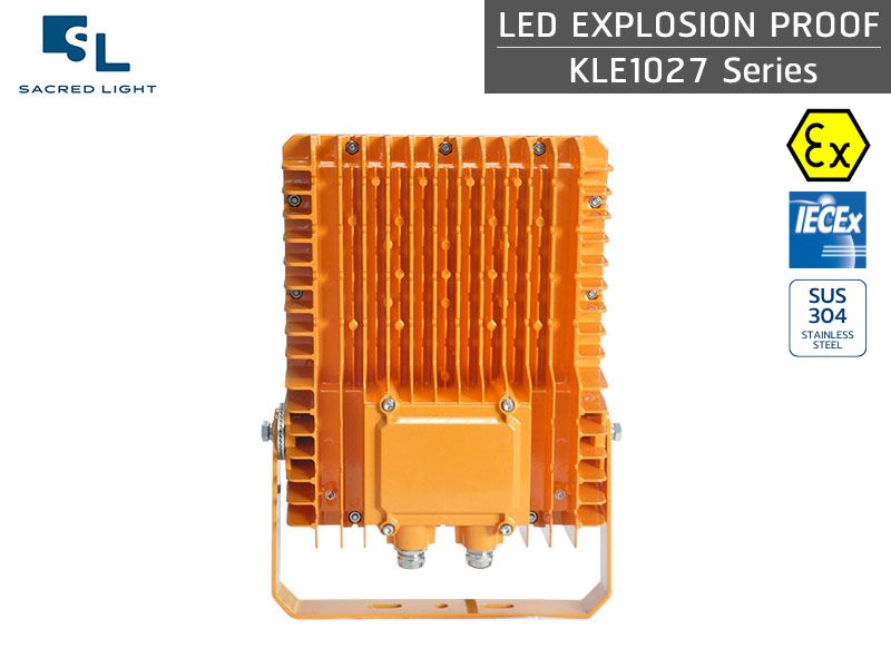 โคมไฟฟลัดไลท์กันระเบิด LED รุ่น KLE1027 Series (ATEX/IECEx)