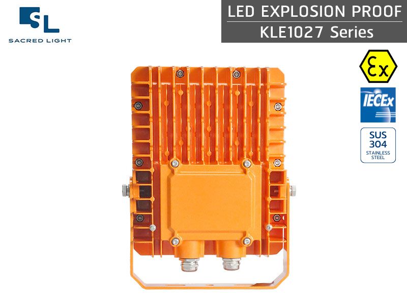 โคมไฟฟลัดไลท์กันระเบิด LED รุ่น KLE1027 Series (ATEX/IECEx)