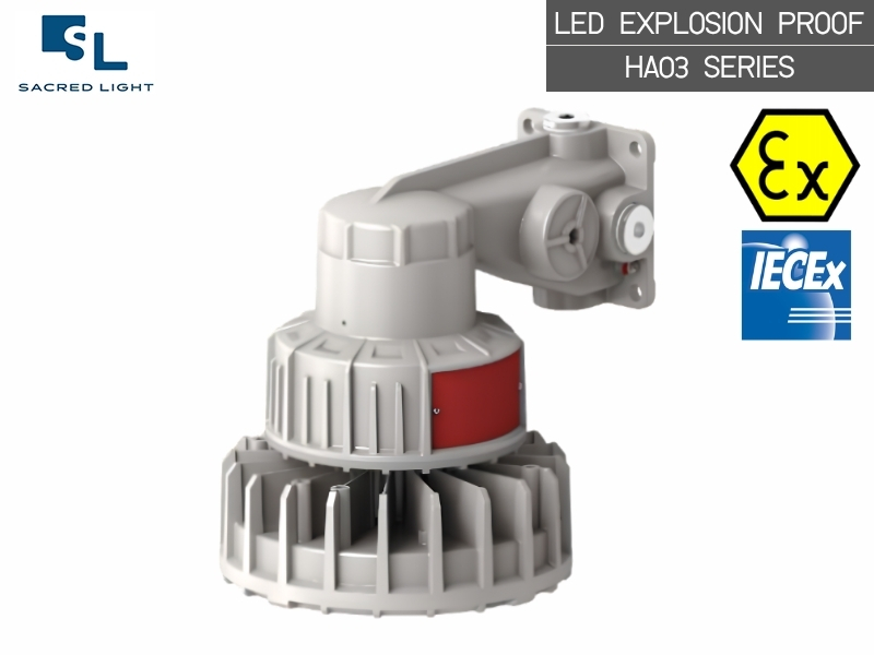 โคมไฟกันระเบิด LED High Bay HA03 Series | Explosion Proof Zone 1/2 IP66 IK10