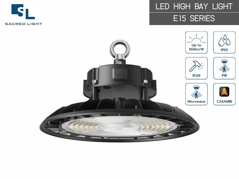 โคมไฟไฮเบย์ LED E15 Series (ECO UFO 100W, 150W, 200W)