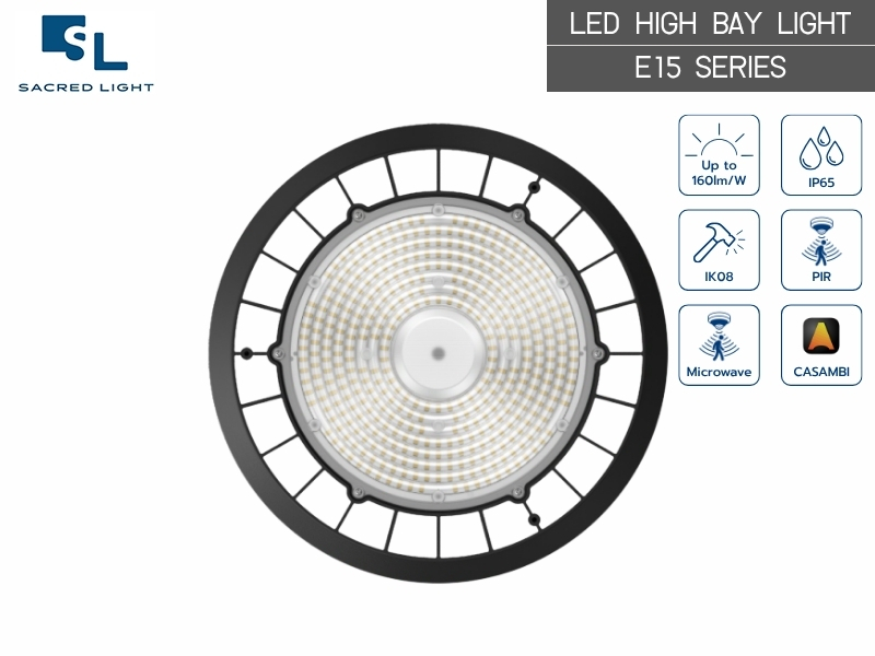 โคมไฟไฮเบย์ LED E15 Series (ECO UFO 100W, 150W, 200W)
