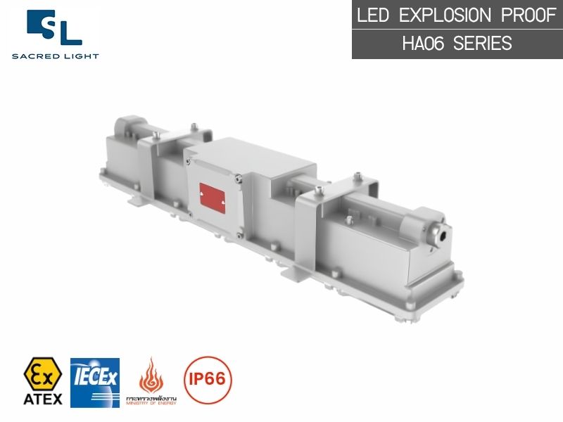 โคมไฟกันระเบิดแบบยาว HA06 Series | LED Explosion Proof Linear Light 20W-100W
