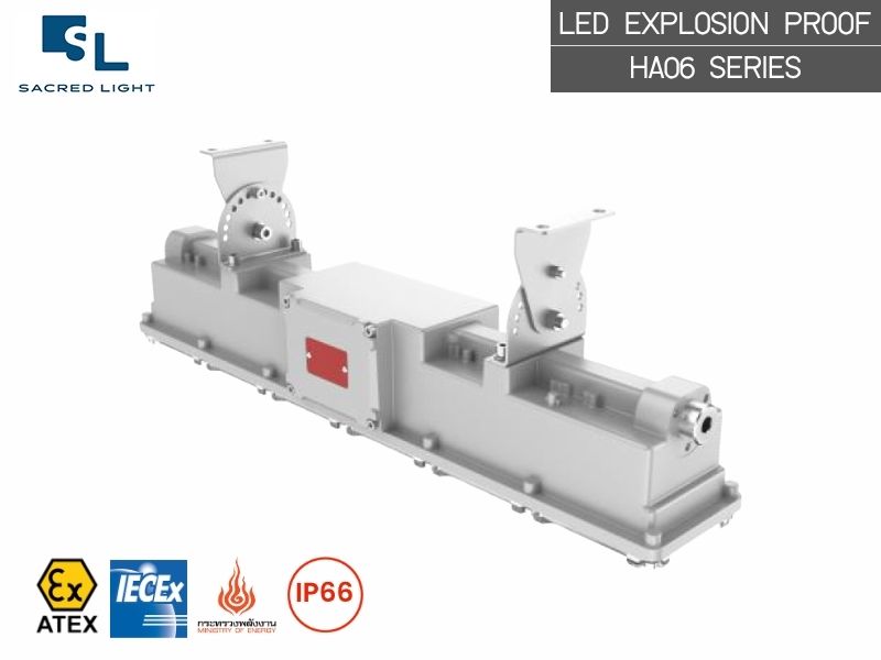 โคมไฟกันระเบิดแบบยาว HA06 Series | LED Explosion Proof Linear Light 20W-100W