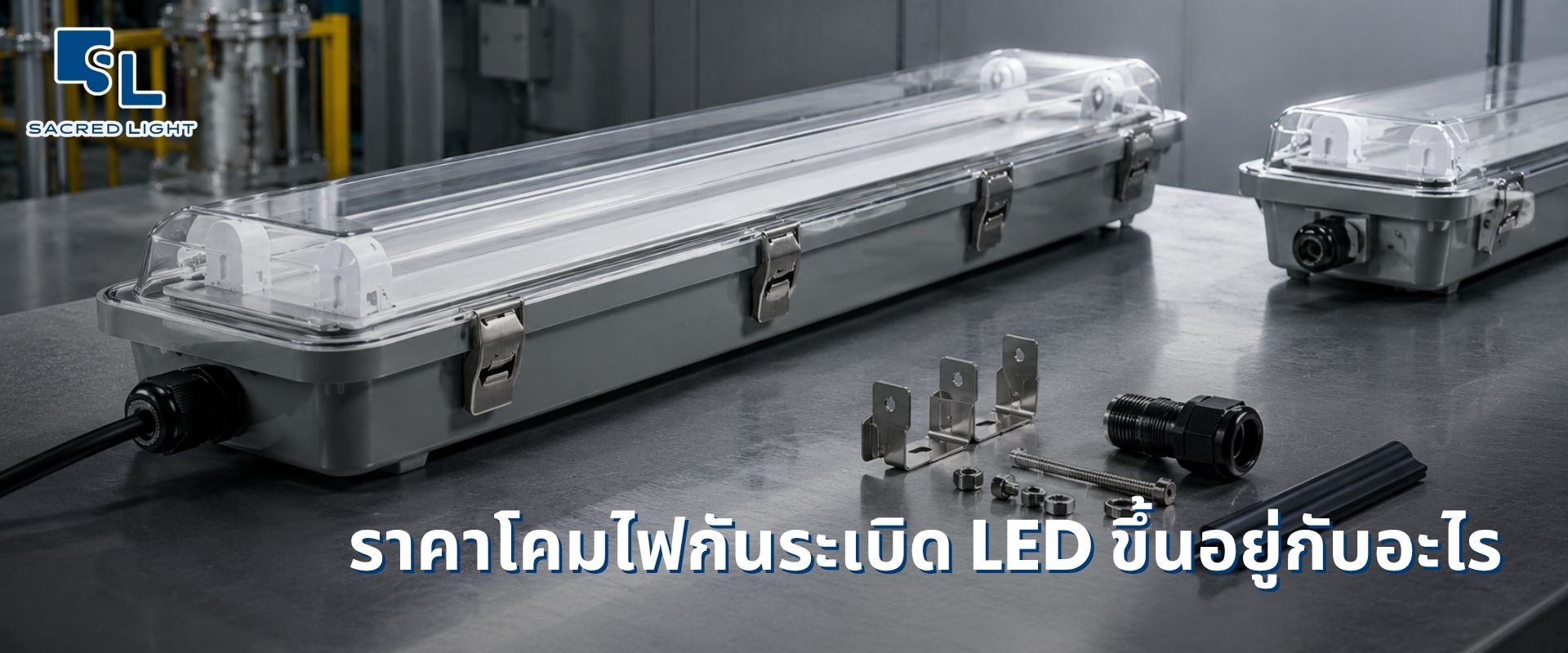โคมไฟกันระเบิด LED ราคาและปัจจัยการเลือกซื้อ โดย SacredLight