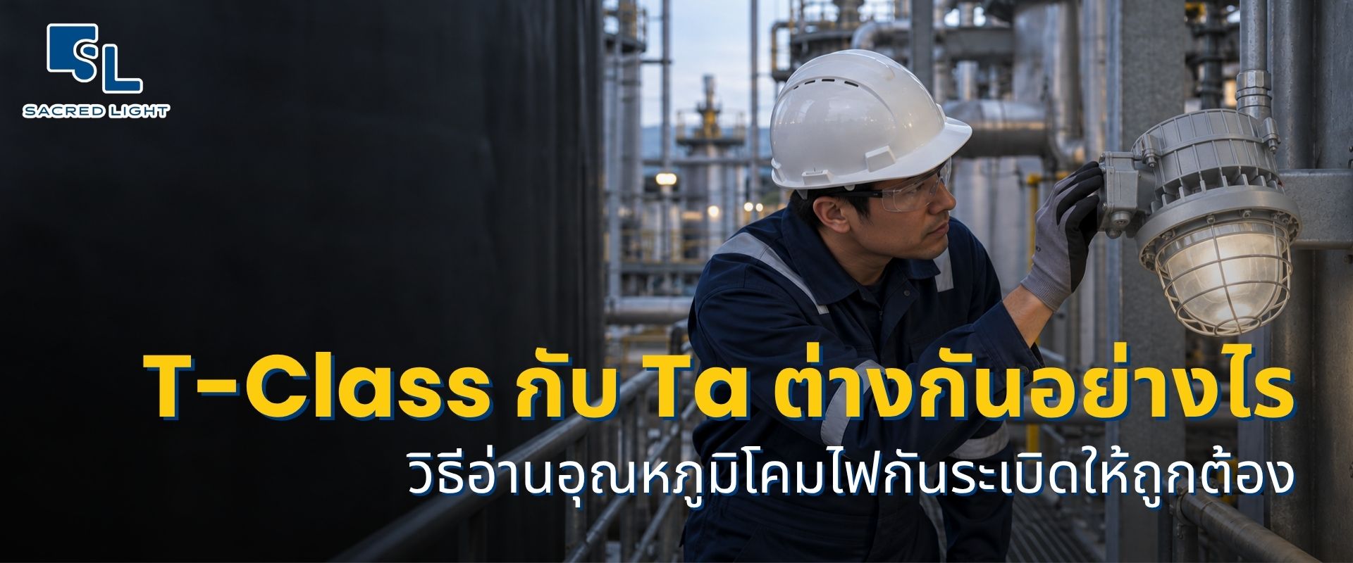 โคมไฟกันระเบิดสำหรับโรงงาน ประกอบคู่มือวิธีอ่านอุณหภูมิโคมไฟกันระเบิดให้ถูกต้อง