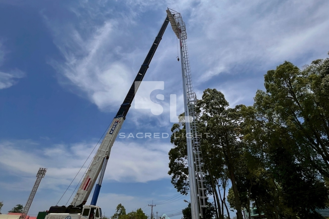 จัดมุมโคมไฟสนามกีฬา Aiming Angle