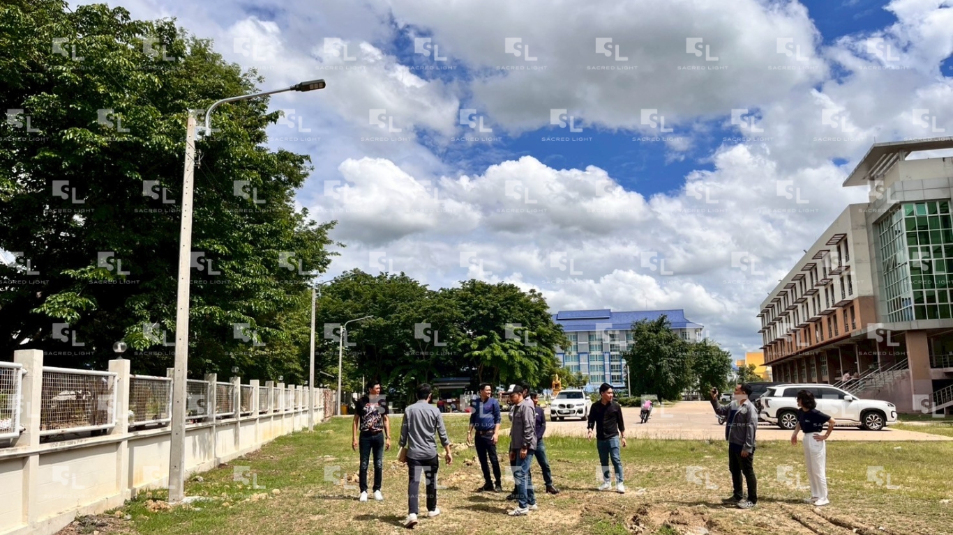 ภาพส่งมอบงานโครงการปรับปรุงแสงสว่าง มหาวิทยาลัยราชภัฏนครสวรรค์