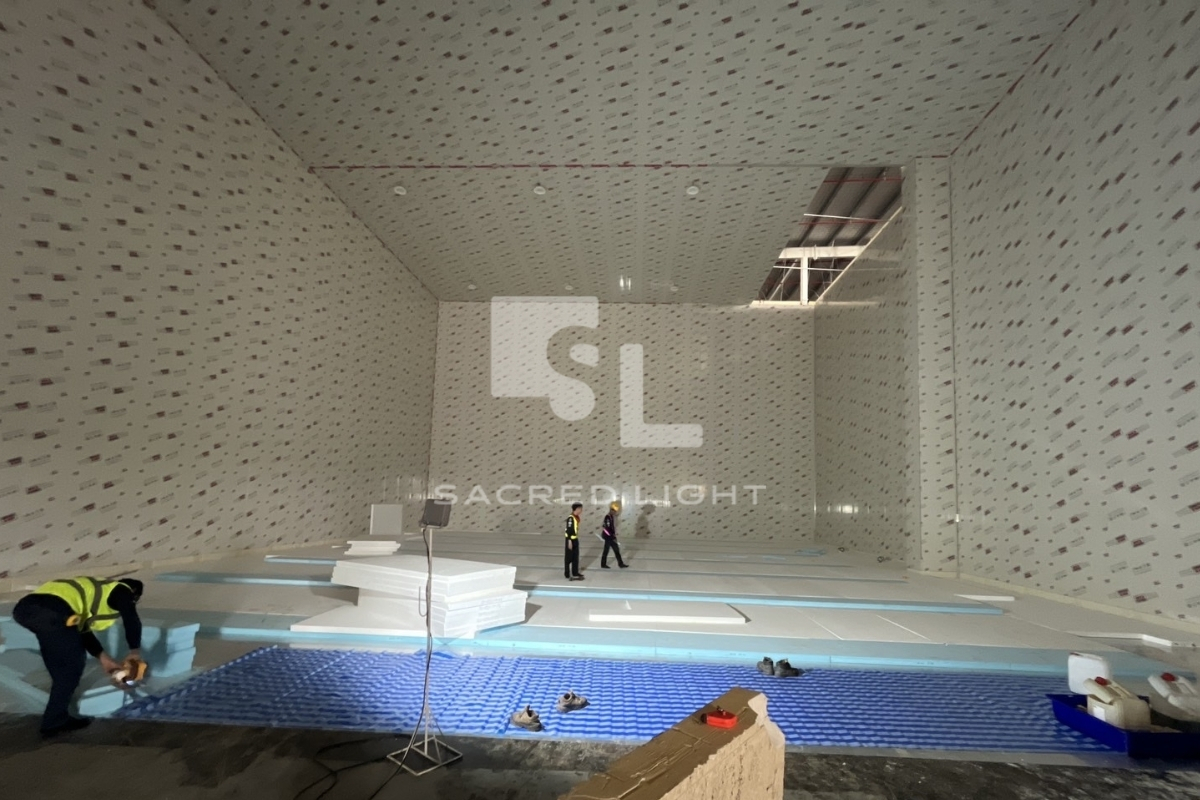 ติดตั้งโคมไฟไฮเบย์ Clean Room MASTERPRO-C 150W โรงงานห้องเย็น สมุทรปราการ