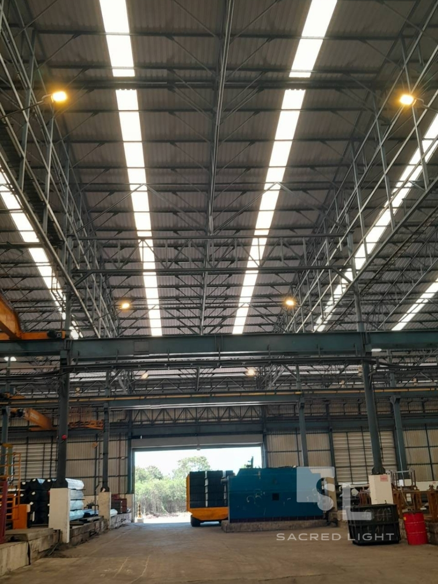 ติดตั้งโคมไฟถนน LED MASTERPRO-5 โรงงานท่อเหล็ก ปทุมธานี