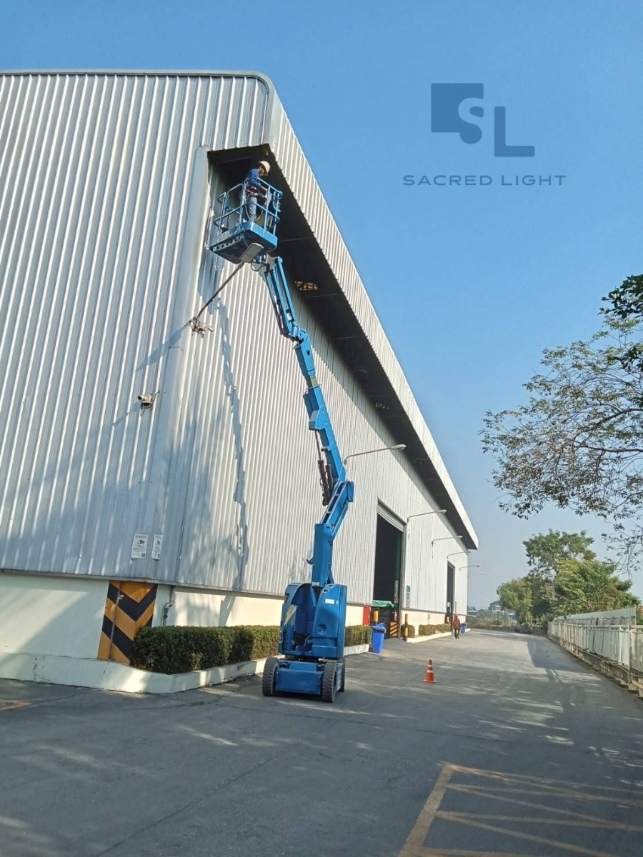 ติดตั้งโคมไฟถนน LED ECO-2 Series โรงงานท่อเหล็ก ลาดหลุมแก้ว ปทุมธานี