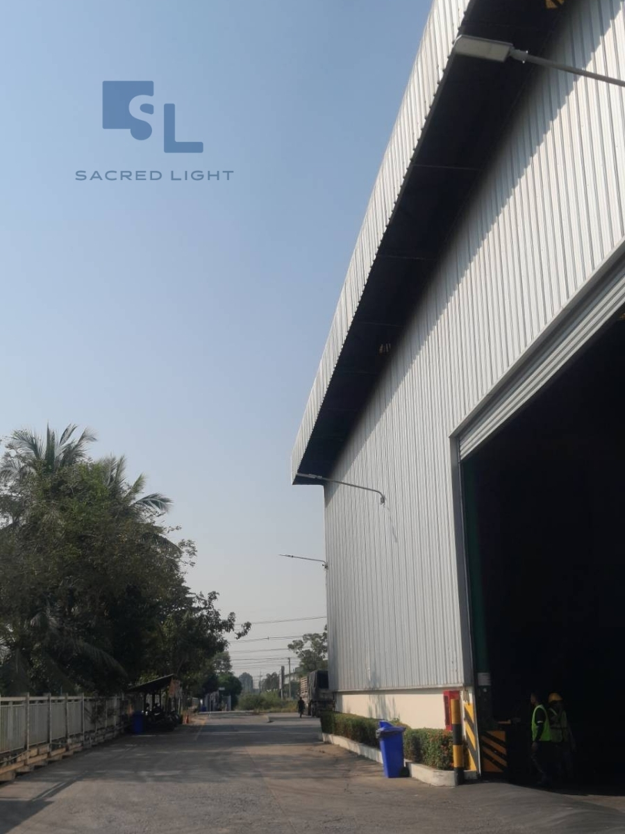 ติดตั้งโคมไฟถนน LED ECO-2 Series โรงงานท่อเหล็ก ลาดหลุมแก้ว ปทุมธานี
