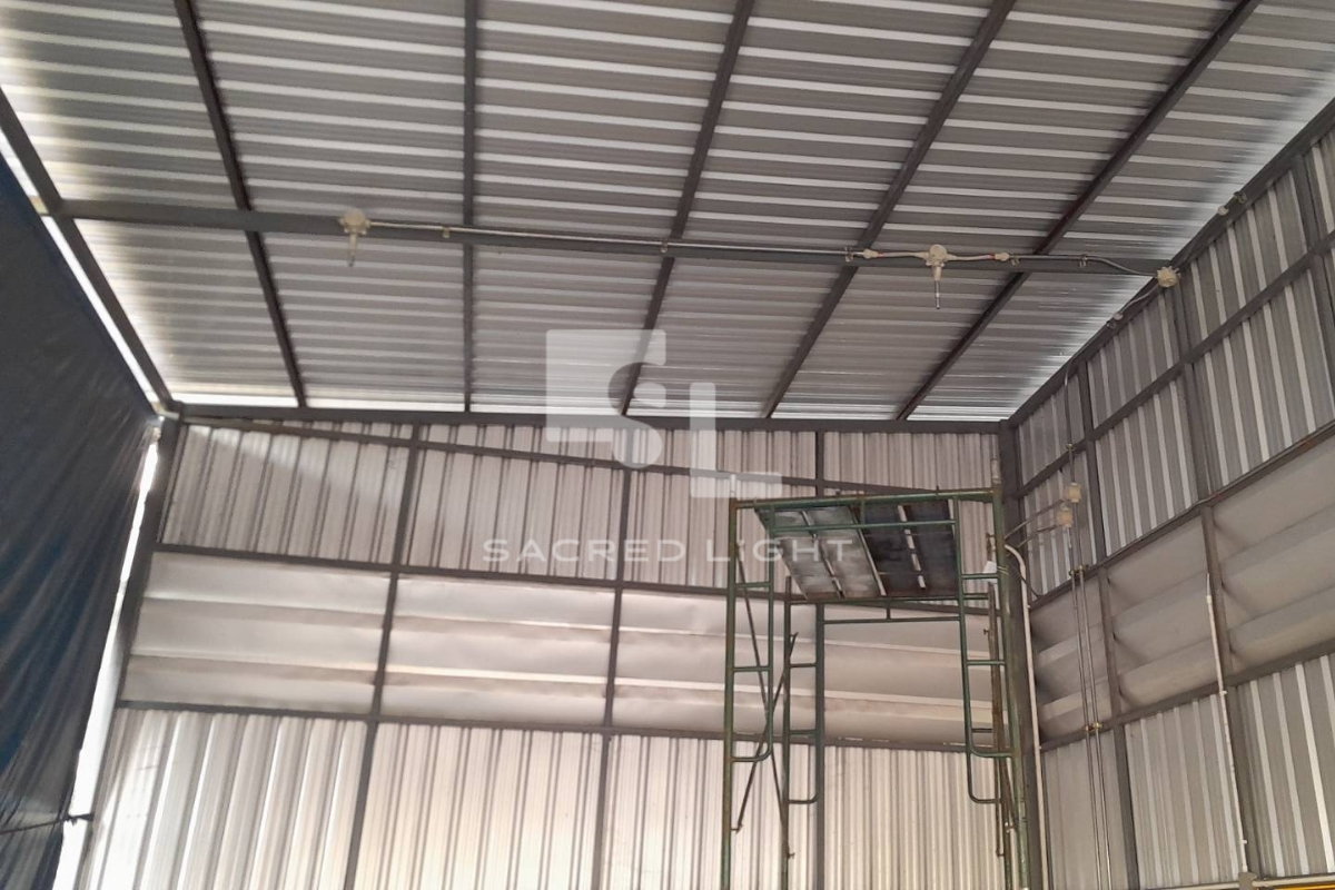 ติดตั้งโคมไฟกันระเบิด GYD 680 โรงพ่นสี สมุทรปราการ