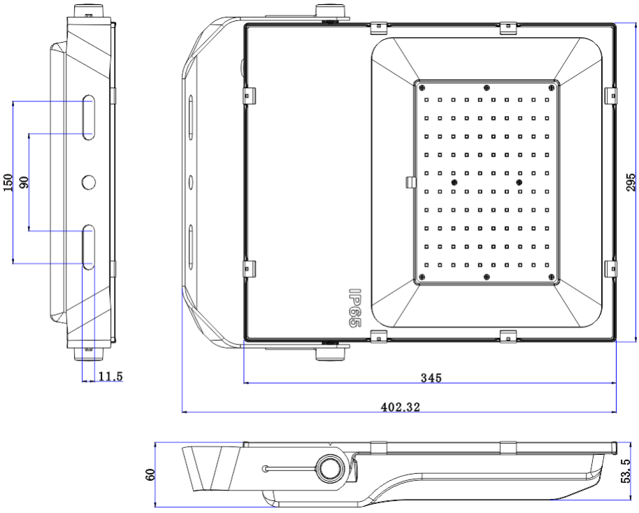 โคมไฟฟลัดไลท์ LED รุ่น MASTER-2 Series 100W