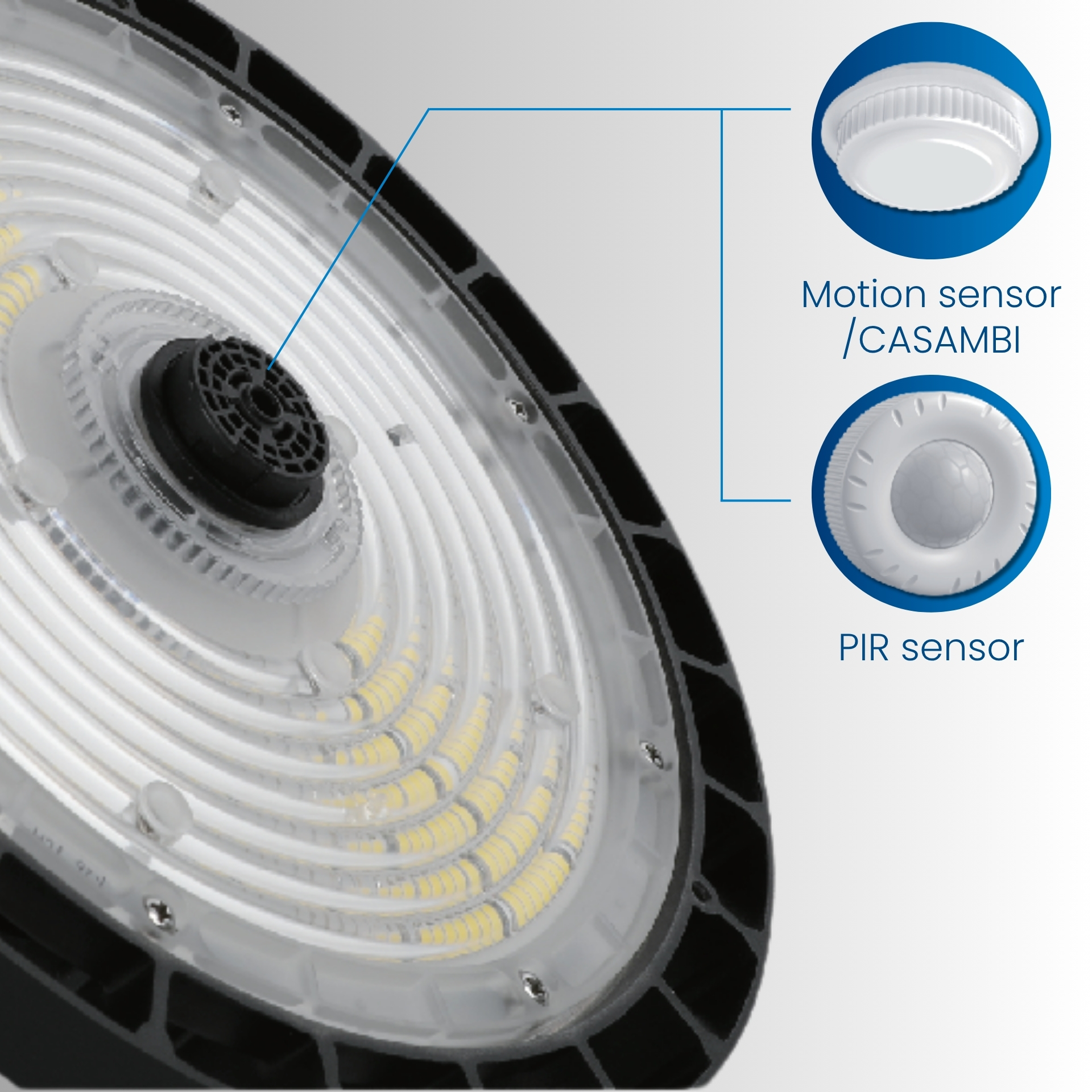 ระบบเซนเซอร์อัจฉริยะ รองรับ PIR sensor Motion sensor และระบบ Casambi