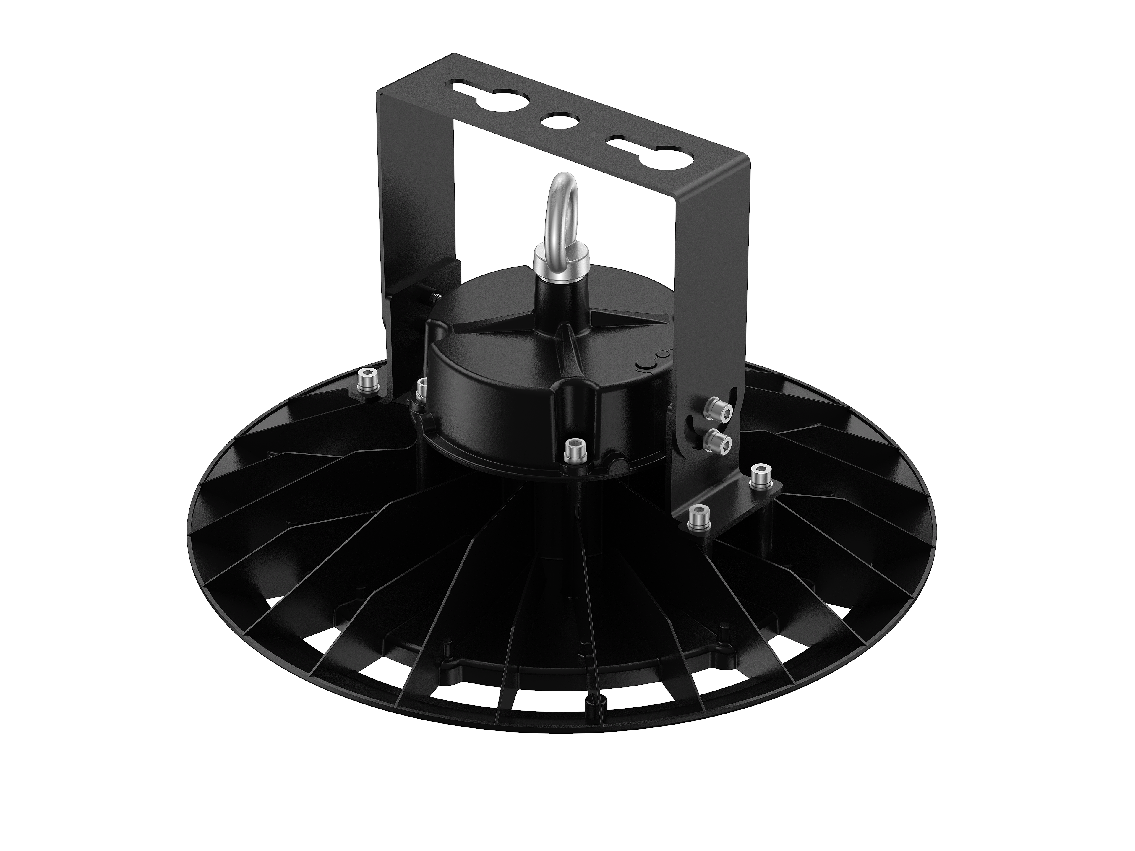 ติดตั้งโคมไฟไฮเบย์LED E14 แบบติดลอยเพดาน