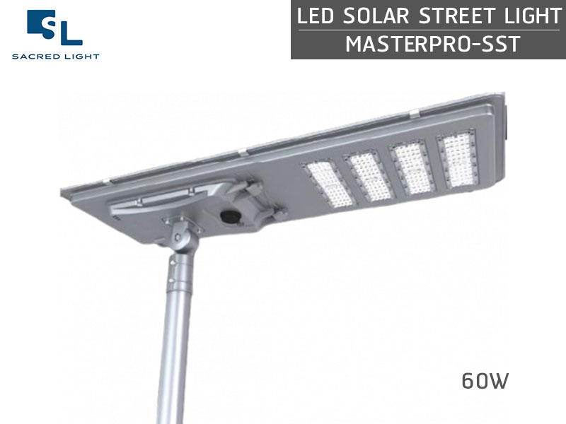 โคมไฟถนนโซล่าเซลล์  LED SOLAR STREET LIGHT ALL IN ONE  รุ่น MASTERPRO-SST Series (50W/60W/70W)