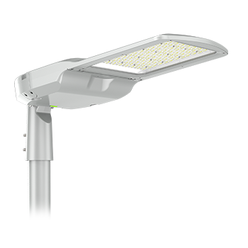 ลักษณะการติดตั้งโคมไฟถนน LED MASTERPRO-5 Series แบบตั้งเสา