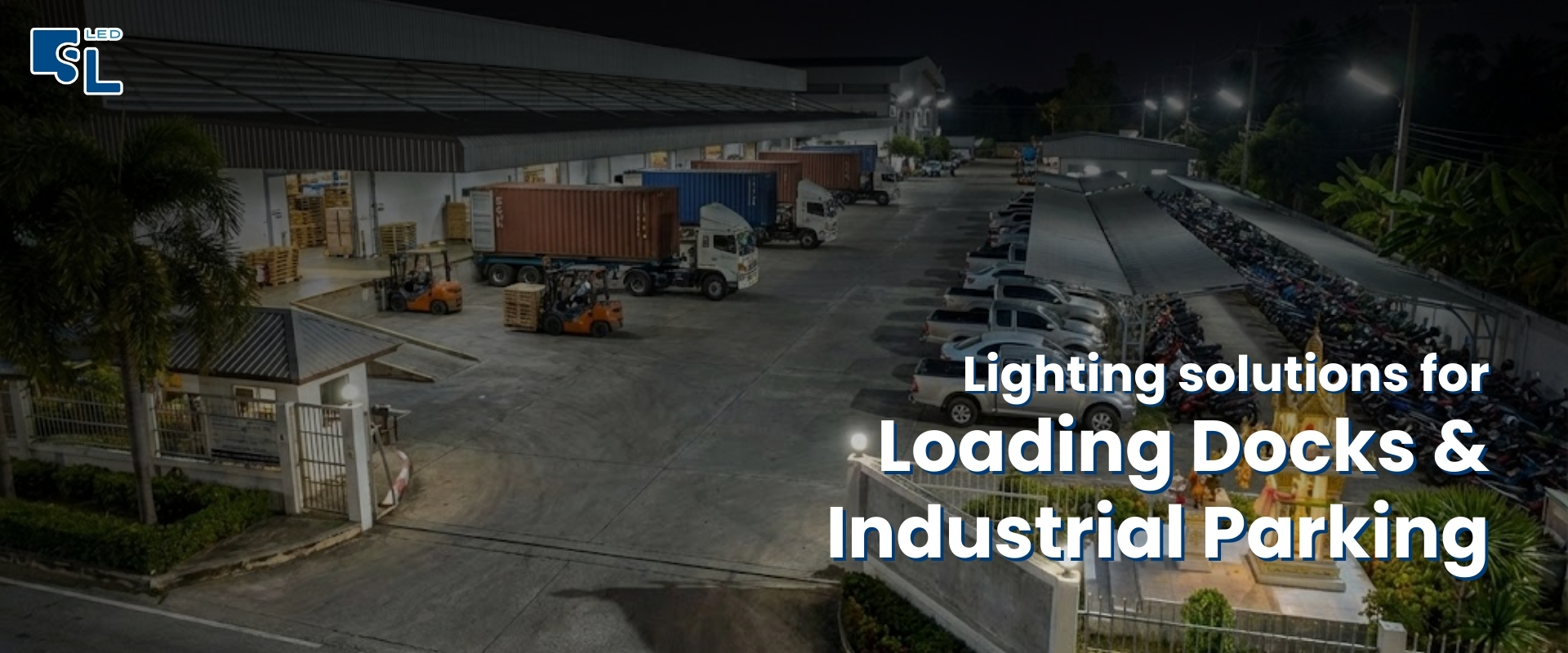 มาตรฐานไฟลานจอดรถและลานโหลดสินค้าโรงงาน LED Flood Light Sacred Light