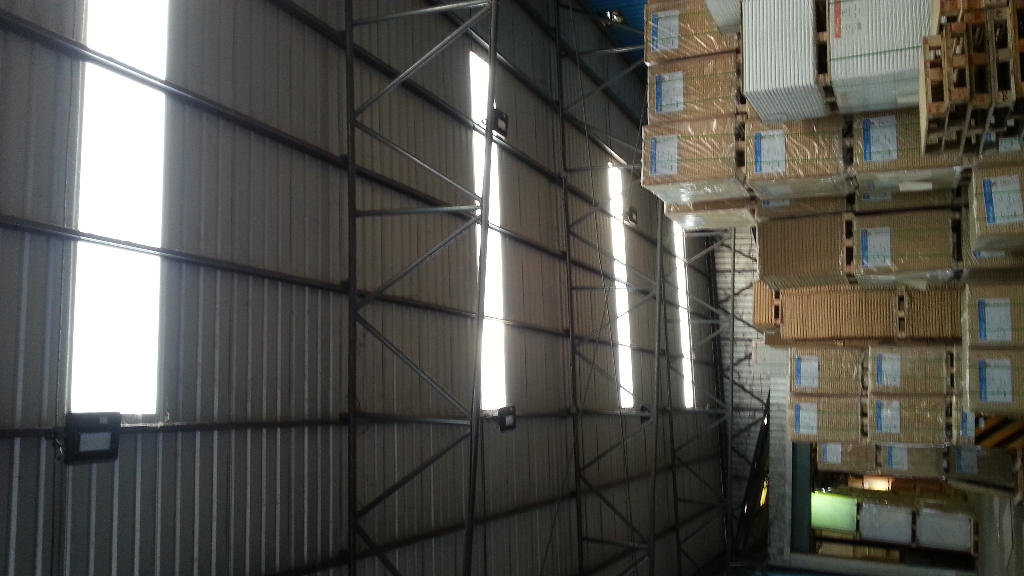 ผลงานการติดตั้งโคมไฮเบย์ LED (LED HIGH BAY) @บริษัทผู้กระดาษ ในจังหวัดราชบุรี