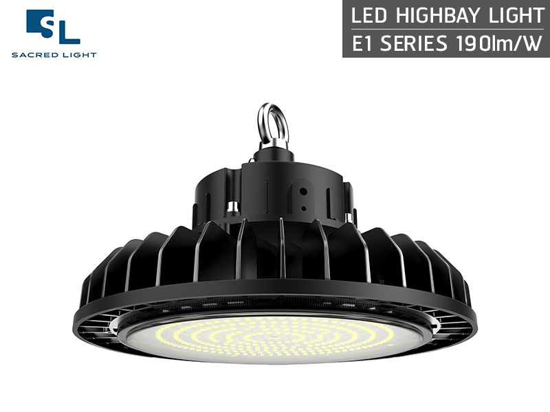 โคมไฟไฮเบย์ LED (LED HIGH BAY) รุ่น E1 Series (190lm/W)