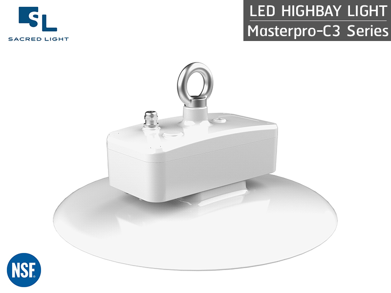 โคมไฟไฮเบย์ LED สำหรับอุตสาหกรรมแปรรูปอาหาร รุ่น MASTERPRO-C3 Series