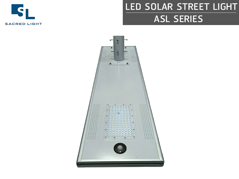 โคมไฟถนนโซล่าเซลล์ LED (LED SOLAR STREET LIGHT) : รุ่น ASL Series (All in One)