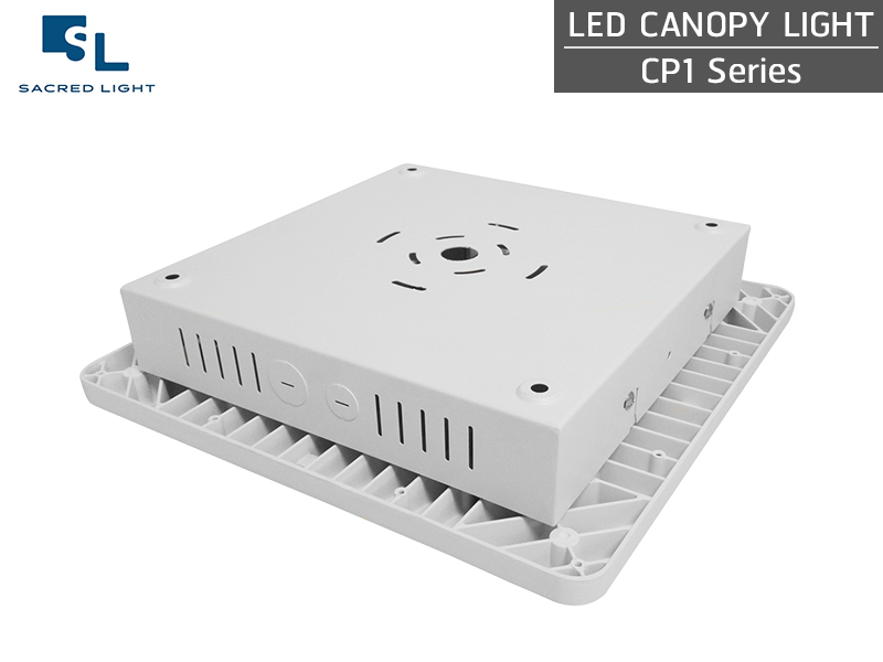 การติดตั้งแบบติดลอย โคมไฟคลีนรูม LED (LED CANOPY LIGHT / LED CLEAN ROOM) : รุ่น CP1 Series 
