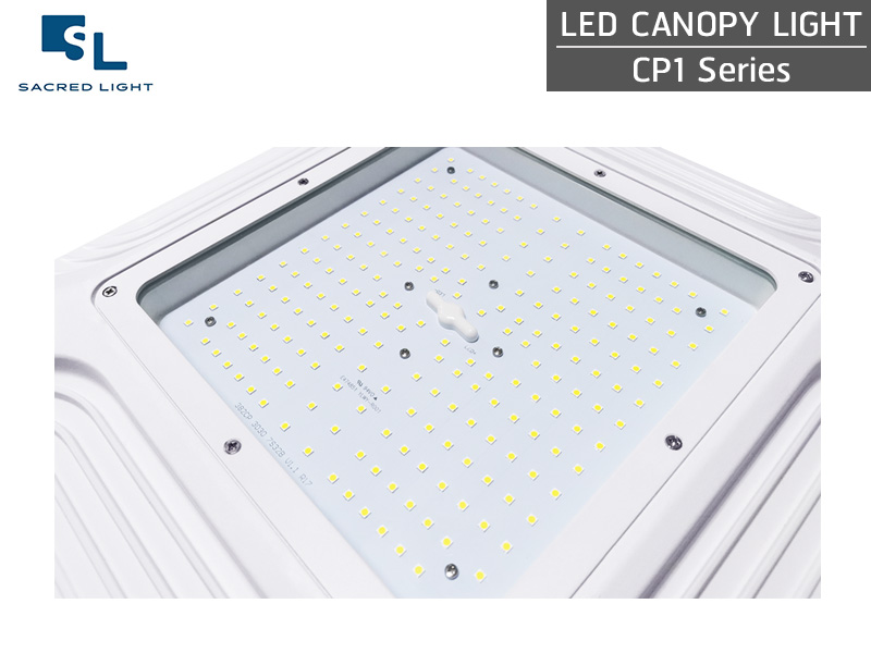 โคมไฟไฮเบย์แบบฝังฝ้า โคมไฟคลีนรูม LED (LED CANOPY LIGHT / LED CLEAN ROOM) : รุ่น CP1 Series มีกระจกนิรภัย110